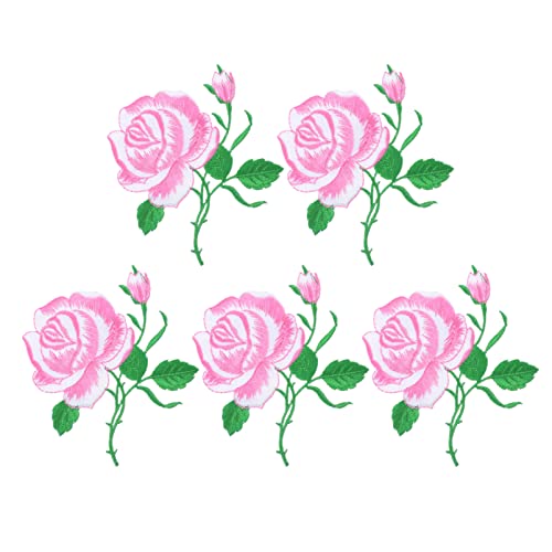 Angoily 5 Stück Teiliges Rosenförmige Bügel Patches Gestickte Kleidungspatches für DIY Reparaturen und Dekoration für Jeans Schulranzen und Mehr Angoily 5 Stück Teiliges Rosenförmige Bügel Patches Gestickte Kleidungspatches für DIY Reparaturen und Dekoration für Jeans Schulranzen und Mehr von Angoily