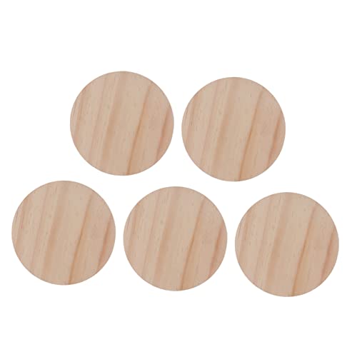 Angoily 5 Stück Teiliges Runde Holzplatten Diy Bastelmaterial Langlebigem Holz für Kreative Projekte Durchmesser für Dekoration und Handwerk Angoily 5 Stück Teiliges Runde Holzplatten Diy Bastelmaterial Langlebigem Holz für Kreative Projekte Durchmesser für Dekoration und Handwerk von Angoily