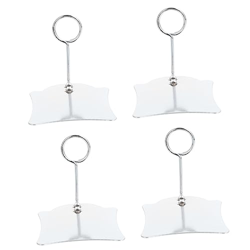 Angoily 5 Stück Teiliges Set Metall Preisschildhalter für Supermarkt und Bäckerei Stabile Draht Klemmen zur Sicheren Befestigung von Etiketten und Preisschildern Silberfarbene Langlebige Angoily 5 Stück Teiliges Set Metall Preisschildhalter für Supermarkt und Bäckerei Stabile Draht Klemmen zur Sicheren Befestigung von Etiketten und Preisschildern Silberfarbene Langlebige von Angoily