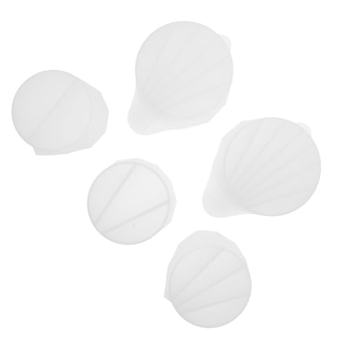 Angoily 5 Stück Teiliges Silikon Mischbecher für Kunst und DIY Flexible und Langlebige Farbbehälter mit Fächern für Epoxidharz Acrylfarbe und Harzguss Leicht zu Reinigen und von Angoily
