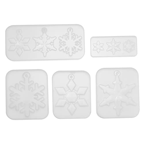 Angoily 5 Stück Teiliges Silikon Ohrring Mold Diy Schmuck Gießform für Epoxidharz Weihnachten und Handwerksprojekte Angoily 5 Stück Teiliges Silikon Ohrring Mold Diy Schmuck Gießform für Epoxidharz Weihnachten und Handwerksprojekte von Angoily