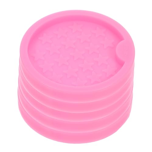 Angoily 5 Stück Teiliges Silikon Untersetzer Formset für Epoxidharz DIY Gießformen Wiederverwendbare Resin Bastelformen für Individuelle Tassenmatten Robuste und Glatte Handwerksformen für Angoily 5 Stück Teiliges Silikon Untersetzer Formset für Epoxidharz DIY Gießformen Wiederverwendbare Resin Bastelformen für Individuelle Tassenmatten Robuste und Glatte Handwerksformen für von Angoily