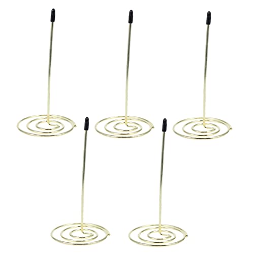 Angoily 5 Stück Teiliges Spindelstift Quittungshalter aus Stabilem mit Schwerer Basis Praktischer Zettelhalter für Rechnungen Belege Notizen für Büro und Restaurant Goldfarben Angoily 5 Stück Teiliges Spindelstift Quittungshalter aus Stabilem mit Schwerer Basis Praktischer Zettelhalter für Rechnungen Belege Notizen für Büro und Restaurant Goldfarben von Angoily