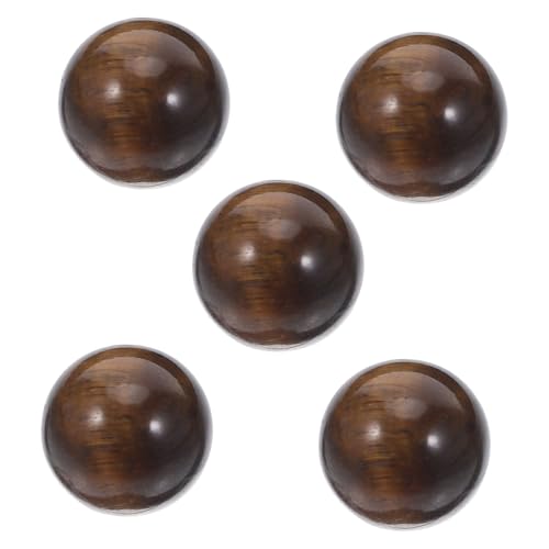 Angoily 5 Stück Teiliges Tigerauge Naturstein Perlen ohne Loch Runde Glatte Kristallkugeln für Schmuckherstellung Vielseitige Lose Schmucksteine für Halsketten und Armbänder Angoily 5 Stück Teiliges Tigerauge Naturstein Perlen ohne Loch Runde Glatte Kristallkugeln für Schmuckherstellung Vielseitige Lose Schmucksteine für Halsketten und Armbänder von Angoily