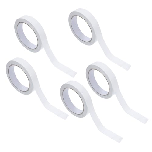 Angoily 5 Stück Teiliges Umweltfreundliches Kraftpapier Klebeband Selbstklebendes Verpackungsband ohne Wasser Stark Haftendes Paketband zum Sicheren Versiegeln von Kartons und Boxen von Angoily