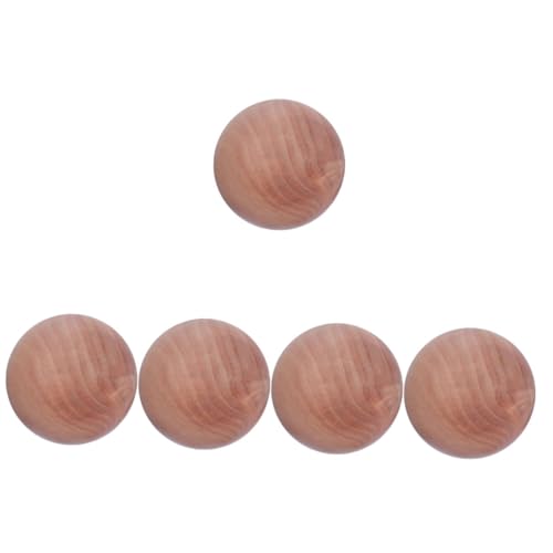 Angoily 5 Stück Unbehandelte Holzkugel Øcm aus Naturholz Glatte Oberfläche Mittlere für Bastelprojekte DIY Malen Stabile Splitterfreie Holzperle für Handarbeit und Kreative Gestaltung von Angoily