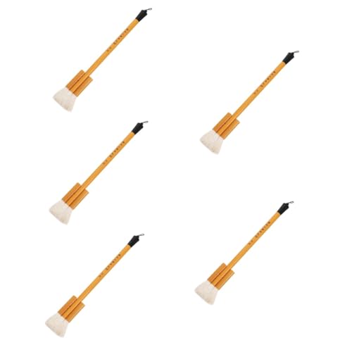 Angoily 5 Stück Wollbürste Bürsten Aquarellbürste klein tragbar für malen Farbe Wasser pinsel Aquarellzubehör wolle Angoily 5 Stück Wollbürste Bürsten Aquarellbürste klein tragbar für malen Farbe Wasser pinsel Aquarellzubehör wolle von Angoily