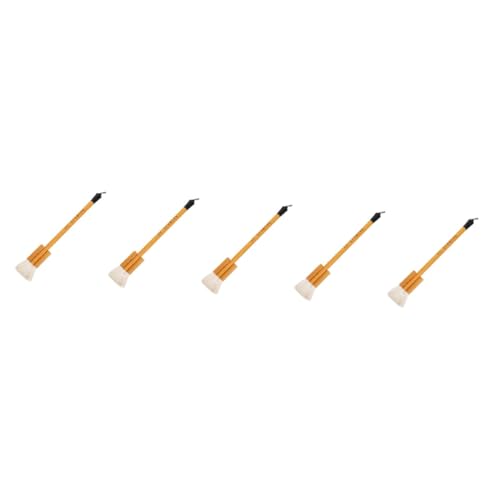 Angoily 5 Stück Wollbürste malen Wasser tragbar Farbe klein für pinsel Aquarellbürsten Aquarellzubehör Bambus Angoily 5 Stück Wollbürste malen Wasser tragbar Farbe klein für pinsel Aquarellbürsten Aquarellzubehör Bambus von Angoily