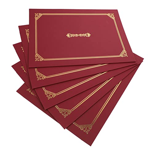 Angoily 5 Stück Zertifikatshülle dokumentenmappe mappen aktenordner schnell hefter Schutzcover Zertifikatsordner schlank Hochzeit Schlüssel für Diplompapierumschläge Papierschalen Angoily 5 Stück Zertifikatshülle dokumentenmappe mappen aktenordner schnell hefter Schutzcover Zertifikatsordner schlank Hochzeit Schlüssel für Diplompapierumschläge Papierschalen von Angoily