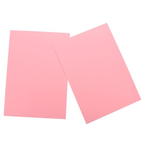 Angoily 50 Blatt A4-Farbkarton Kartenherstellung Kartenvorrat Baupapier verschiedene Farben kreativpapier paketpapier einpackpapier wickelpapier DIY liefert Malen von DIY-Werkzeugen Rosa von Angoily