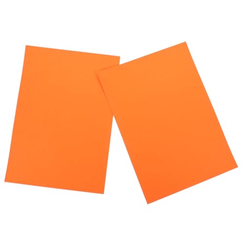 Angoily 50 Blatt A4-farbkarton Herstellung Mehrfarbig Bunt Karte Diy-material Malmaterial Fotografie-set Origami-materialien Diy Liefert Malerei Versorgung Diy-werkzeuge Orange Papier von Angoily