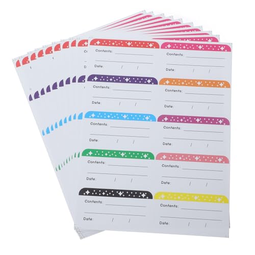 Angoily 50 Blatt Etiketten Für Lebensmittelbehälter Produkt Schälen Kühlschrank Gefrierpapier Lebensmittelbehälteretiketten Etiketten Für Speisekammer Name Einfach Selbstklebendes Papier Angoily 50 Blatt Etiketten Für Lebensmittelbehälter Produkt Schälen Kühlschrank Gefrierpapier Lebensmittelbehälteretiketten Etiketten Für Speisekammer Name Einfach Selbstklebendes Papier von Angoily