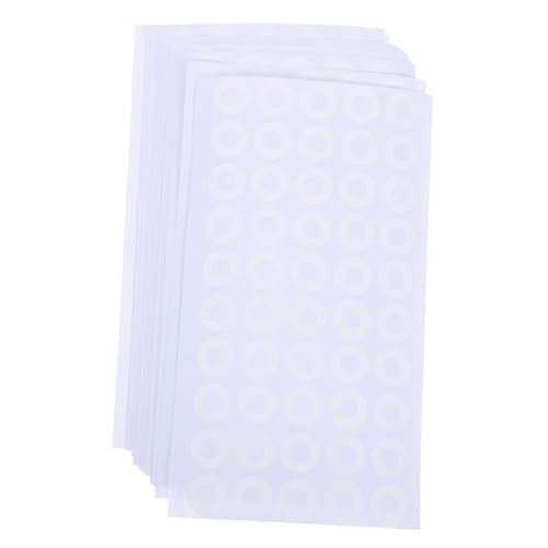 Angoily 50 Blatt PVC Verstärkeraufkleber Runde Selbstklebende Lochverstärkungsetiketten für Ringordner Lose Notizbücher Kalender Dokumentenschutz Angoily 50 Blatt PVC Verstärkeraufkleber Runde Selbstklebende Lochverstärkungsetiketten für Ringordner Lose Notizbücher Kalender Dokumentenschutz von Angoily