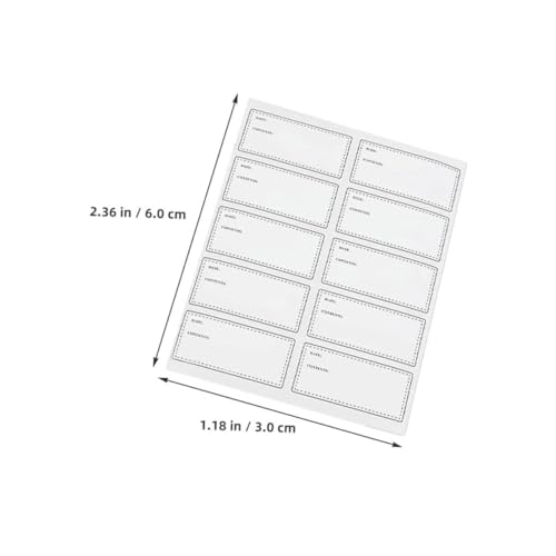 Angoily 50 Blatt Wasserdichte Lebensmittel etiketten Selbstklebende Vorratsbehälter Labels mit Datumsfeld Abwischbare Küchenaufkleber für Glasflaschen Dosen Einmachgläser Angoily 50 Blatt Wasserdichte Lebensmittel etiketten Selbstklebende Vorratsbehälter Labels mit Datumsfeld Abwischbare Küchenaufkleber für Glasflaschen Dosen Einmachgläser von Angoily