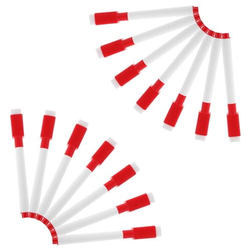 Angoily 50 Magnetische Trocken Abwischbare Marker: Whiteboard-marker Mit Radiergummi-kappe, Feine Spitze Für Schule, Büro Und Zuhause, Leicht Abwischbar, Rote Farbe Angoily 50 Magnetische Trocken Abwischbare Marker: Whiteboard-marker Mit Radiergummi-kappe, Feine Spitze Für Schule, Büro Und Zuhause, Leicht Abwischbar, Rote Farbe von Angoily