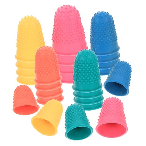 Angoily 50 Stck. Rutschfeste Gummi Fingerschutzlinge mit Rutsch Oberfläche und Verschleißschutz Fingerfeste Schutzhüllen für Schnitzarbeiten Basteln Schmuckherstellung und Präzises Angoily 50 Stck. Rutschfeste Gummi Fingerschutzlinge mit Rutsch Oberfläche und Verschleißschutz Fingerfeste Schutzhüllen für Schnitzarbeiten Basteln Schmuckherstellung und Präzises von Angoily