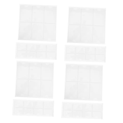 Angoily 50 Stück Beutel mit selbstklebenden Etiketten Klebeetikettentaschen Klebetaschen für Namensschilder Klebetiketten Kartentasche Karteikartenärmel PVC Transparent von Angoily
