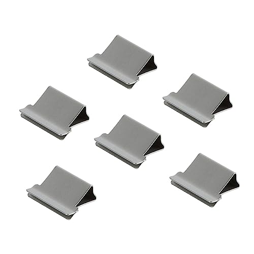 Angoily 50 Stück Büroklammer Muschelclip Muschelklammern Clip-spender Papierclip -spender Klemmhefter Handgehaltener Papierklammerspender Nachfüllclip Clips Nachfüllen von Angoily