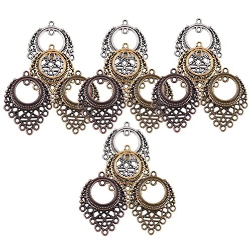 Angoily 50 Stück DIY Earring Charms Hochwertige Durchbrochene Anhänger für Schmuckherstellung Vielseitige Zubehör für Ohrringe und für Kreative Projekte Angoily 50 Stück DIY Earring Charms Hochwertige Durchbrochene Anhänger für Schmuckherstellung Vielseitige Zubehör für Ohrringe und für Kreative Projekte von Angoily