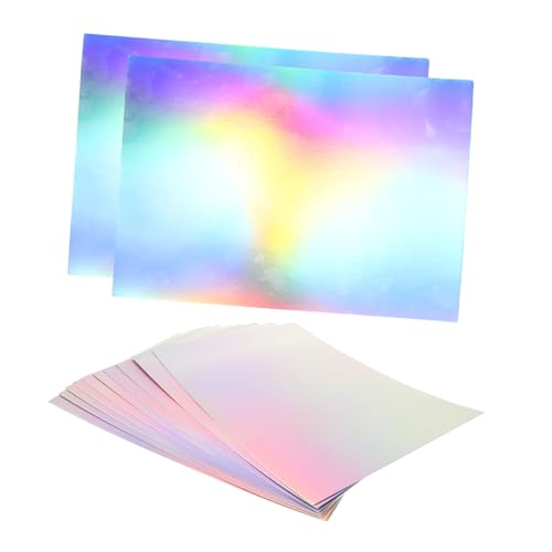 Angoily 50 Stück Dekoratives Faltpapier Holografisches Bastelpapier für DIY Kunstprojekte Kindgerechtes Einseitig Glänzendes Papier Leuchtende Farben Sicher und Vielseitig für Angoily 50 Stück Dekoratives Faltpapier Holografisches Bastelpapier für DIY Kunstprojekte Kindgerechtes Einseitig Glänzendes Papier Leuchtende Farben Sicher und Vielseitig für von Angoily