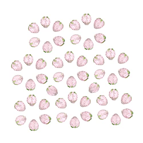 Angoily 50 Stück Fruchtanhänger für die Schmuckherstellung bastelmaterial bastel materialien Früchte Fruchtperlen für die Schmuckherstellung Erdbeer-Schmuck-Anhänger Erdbeerperle Glas Rosa Angoily 50 Stück Fruchtanhänger für die Schmuckherstellung bastelmaterial bastel materialien Früchte Fruchtperlen für die Schmuckherstellung Erdbeer-Schmuck-Anhänger Erdbeerperle Glas Rosa von Angoily