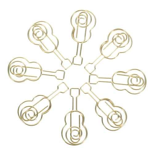 Angoily 50 Stück Geformte Büroklammer schicke Büroklammern Kleine Papierklammern Mini-Geigenklammern Clip büromaterial papierklemmen Büroklammern aus Metall Büroklammer aus Metall Golden Angoily 50 Stück Geformte Büroklammer schicke Büroklammern Kleine Papierklammern Mini-Geigenklammern Clip büromaterial papierklemmen Büroklammern aus Metall Büroklammer aus Metall Golden von Angoily