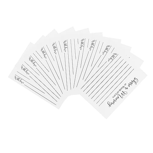 Angoily 50 Stück Glückwunschkarten für Hochzeiten Geburtstage und Feste Grußkarten Hochwertigem Papier für Persönliche Botschaften und Erinnerungen von Angoily