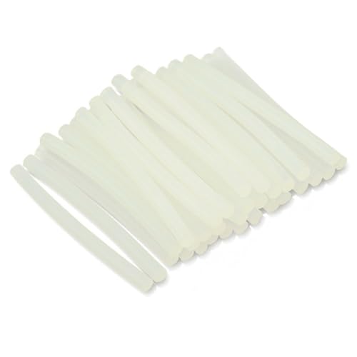 Angoily 50 Stück Heißklebesticks Halbtransparent Vielseitiger Hot Melt Kleber für Handwerk Reparaturen Kompatibel mit Heißklebepistolen für Holz Metall Stoff Geeignet von Angoily