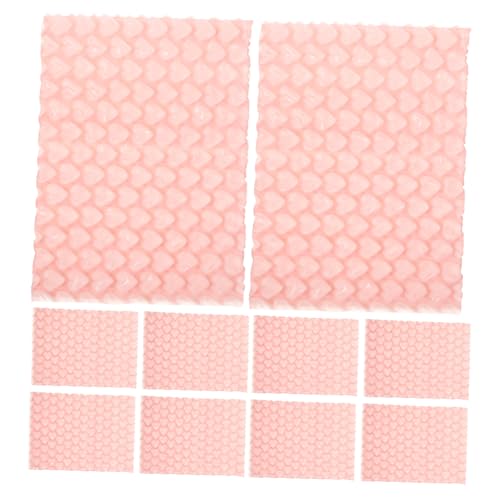 Angoily 50 Stück Herzförmige Luftpolstertaschen in Rosa Stoßfeste Verpackungstaschen mit Luftpolster Vielseitige Schutzverpackung für Versand Geschenkverpackung und Kleinteile von Angoily