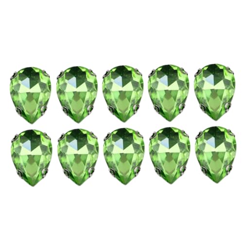 Angoily 50 Stück Hochzeitsschuhe Diamond Accessoires Farbe Applikationen Stoff-edelsteine Basteln Strasssteine für Kleidung Klaue Strassperlen Green Angoily 50 Stück Hochzeitsschuhe Diamond Accessoires Farbe Applikationen Stoff-edelsteine Basteln Strasssteine für Kleidung Klaue Strassperlen Green von Angoily