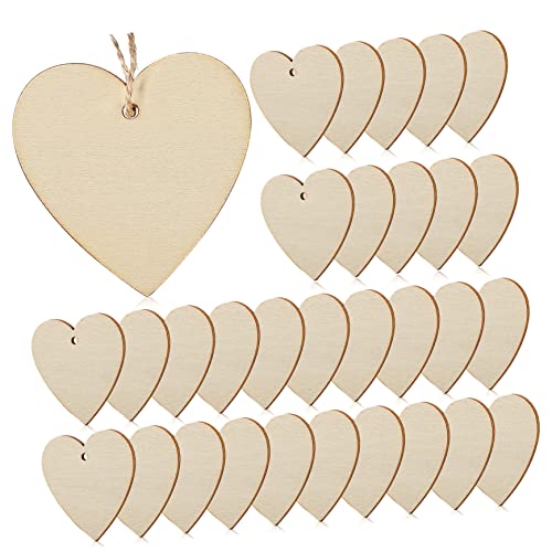 Angoily 50 Stück Holzknopfstück natürlich hängend Herzen zum Basteln Stichworte Basteln mit Herzausschnitten hochzeitsgeschenk Herz-Handwerk-Ornament herzförmige Holzspäne Angoily 50 Stück Holzknopfstück natürlich hängend Herzen zum Basteln Stichworte Basteln mit Herzausschnitten hochzeitsgeschenk Herz-Handwerk-Ornament herzförmige Holzspäne von Angoily