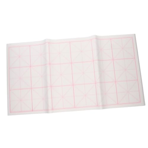 Angoily 50 Stück Japanisches Kalligraphiepapier mit Reispapier-Struktur Halbgereiftes Xuan-papier für Chinesische Kalligrafie Schreib Malübungen Geeignet für Anfänger und Studenten von Angoily