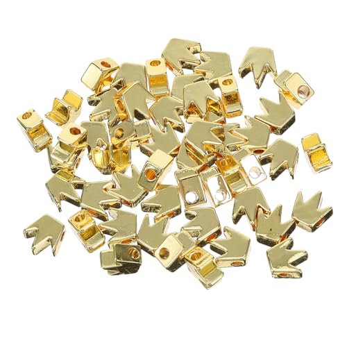 Angoily 50 Stück Kupfer Spacer Perlen für Diy Schmuckherstellung Kleine Charms für Armbänder und Kreative Bastelprojekte von Angoily