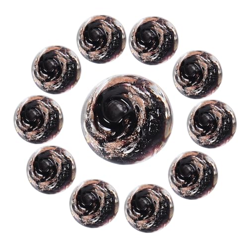 Angoily 50 Stück Leuchtende Glasperlen Armbandherstellung Schmuck Abstandsperlen Fokalperlen Abstandshalter Für Armbänder Perlen Zum Basteln Runde Perlen Für Armbänder Schwarz Angoily 50 Stück Leuchtende Glasperlen Armbandherstellung Schmuck Abstandsperlen Fokalperlen Abstandshalter Für Armbänder Perlen Zum Basteln Runde Perlen Für Armbänder Schwarz von Angoily