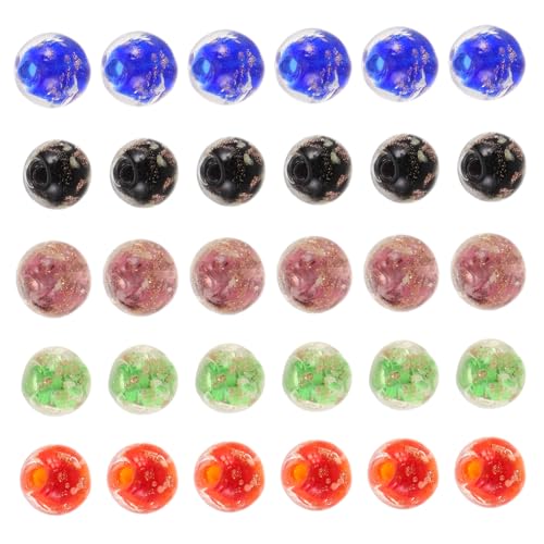 Angoily 50 Stück Leuchtende Glasperlen für Schmuck DIY Runde Spacer Perlen in Farben mit Leuchtkraft für Armbänder Halsketten und Handgemachte Accessoires Nachtleuchtend Angoily 50 Stück Leuchtende Glasperlen für Schmuck DIY Runde Spacer Perlen in Farben mit Leuchtkraft für Armbänder Halsketten und Handgemachte Accessoires Nachtleuchtend von Angoily