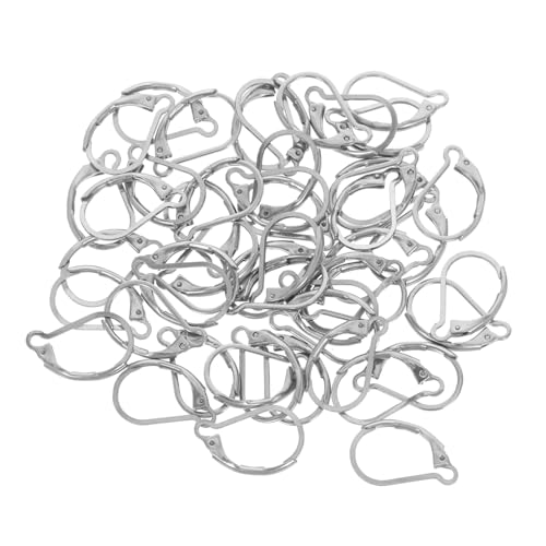 Angoily 50 Stück Lever Back Ohrringhaken aus Hypoallergenem Edelstahl Französisches Design Sichere Verschlussfunktion Elegant und Hautfreundlich für Schmuckherstellung und Diy-anhänger Angoily 50 Stück Lever Back Ohrringhaken aus Hypoallergenem Edelstahl Französisches Design Sichere Verschlussfunktion Elegant und Hautfreundlich für Schmuckherstellung und Diy-anhänger von Angoily