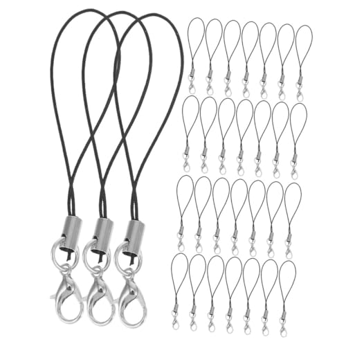 Angoily 50 Stück Lobster Clasp Handy Lanyards mit Metallclip Diy Schmuckzubehör für Schlüssel und Basteln Leichte und Sichere Telefonanhänger für Alltag und Besondere Anlässe Angoily 50 Stück Lobster Clasp Handy Lanyards mit Metallclip Diy Schmuckzubehör für Schlüssel und Basteln Leichte und Sichere Telefonanhänger für Alltag und Besondere Anlässe von Angoily