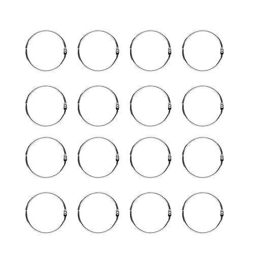 Angoily 50 Stück Metallbuchringe für Diy Fotoalben Kartenringe und Buchbinderinge für Scrapbooking Schlüsselanhänger und Bastelprojekte Angoily 50 Stück Metallbuchringe für Diy Fotoalben Kartenringe und Buchbinderinge für Scrapbooking Schlüsselanhänger und Bastelprojekte von Angoily
