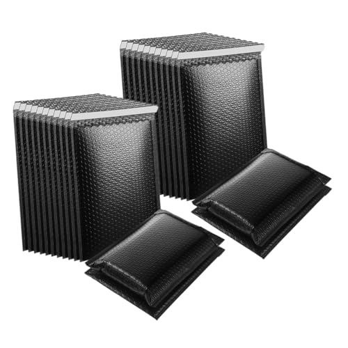Angoily 50 Stück Pack Schwarze Luftpolster Versandtaschen Selbstklebend Reißfest Gepolstert Geeignet für Kleidung Schmuck Versand Kleine Geschäftspakete Angoily 50 Stück Pack Schwarze Luftpolster Versandtaschen Selbstklebend Reißfest Gepolstert Geeignet für Kleidung Schmuck Versand Kleine Geschäftspakete von Angoily