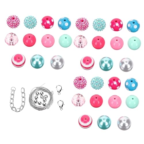 Angoily 50 Stück Perlen bastelzeug beads schmuck machen Geschenkidee kügelchen Lieferungen Rocailles Rosa Herstellung armband DIY liefert DIY Girlande Perle Abstandsperle Harz Angoily 50 Stück Perlen bastelzeug beads schmuck machen Geschenkidee kügelchen Lieferungen Rocailles Rosa Herstellung armband DIY liefert DIY Girlande Perle Abstandsperle Harz von Angoily