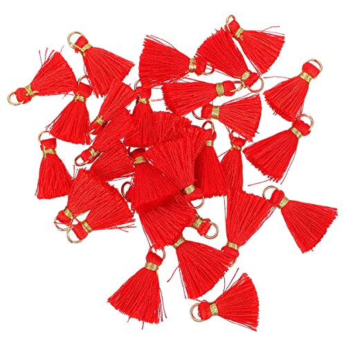 Angoily 50 Stück Quastenzubehör Herstellung Jumbo Schlüsselanhänger Quasten für Stichworte Schlüsselanhänger mit Quastenanhänger Quastendekorationen DIY Quaste Rayon rot Angoily 50 Stück Quastenzubehör Herstellung Jumbo Schlüsselanhänger Quasten für Stichworte Schlüsselanhänger mit Quastenanhänger Quastendekorationen DIY Quaste Rayon rot von Angoily