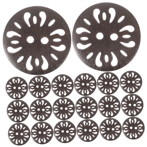 Angoily 50 Stück Retro Holzknöpfe für Diy Kleidung Dekorative Nähknöpfe für Bastelprojekte Langlebig für Mode Geschenkideen und Handwerk Angoily 50 Stück Retro Holzknöpfe für Diy Kleidung Dekorative Nähknöpfe für Bastelprojekte Langlebig für Mode Geschenkideen und Handwerk von Angoily