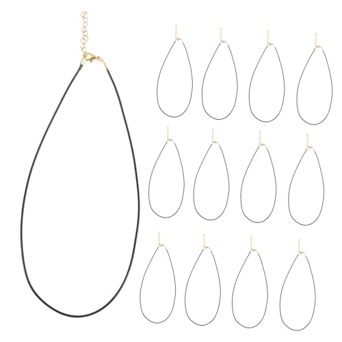 Angoily 50 Stück Schnur Halskette jewelry set wachsschnur Schmuckanhänger Schmuck basteln goldenes Halskettenseil Kabel Hallo Makramee-Schnur Halskette Seil Schmuckzubehör Wachslinie von Angoily