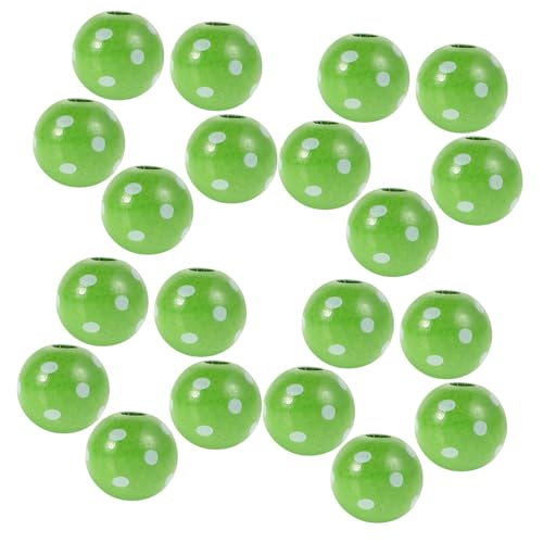 Angoily 50 Stück St Patrick's Day Holzperlen Grün Weiß Gepunktet Runde Holzperlen DIY Schmuck Bastelperlen für Irische Dekoration Party Zubehör Angoily 50 Stück St Patrick's Day Holzperlen Grün Weiß Gepunktet Runde Holzperlen DIY Schmuck Bastelperlen für Irische Dekoration Party Zubehör von Angoily