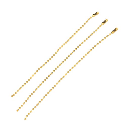Angoily 50 Stück Teilig Bunte Bedruckte Kugelkette aus Eisen Farbige Anhängerkette Langlebige Dekorationskette für Schmuckherstellung und DIY Goldfarben Angoily 50 Stück Teilig Bunte Bedruckte Kugelkette aus Eisen Farbige Anhängerkette Langlebige Dekorationskette für Schmuckherstellung und DIY Goldfarben von Angoily