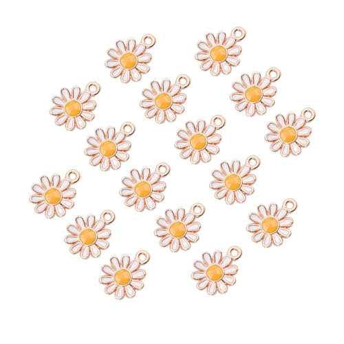 Angoily 50 Stück Teiliges Daisy Blumen Anhänger aus Langlebiger Legierung Stilvolle Ohrring Deko für Mädchen DIY Schmuckherstellung Zubehör Weiße Blüten für Ohranhänger Angoily 50 Stück Teiliges Daisy Blumen Anhänger aus Langlebiger Legierung Stilvolle Ohrring Deko für Mädchen DIY Schmuckherstellung Zubehör Weiße Blüten für Ohranhänger von Angoily