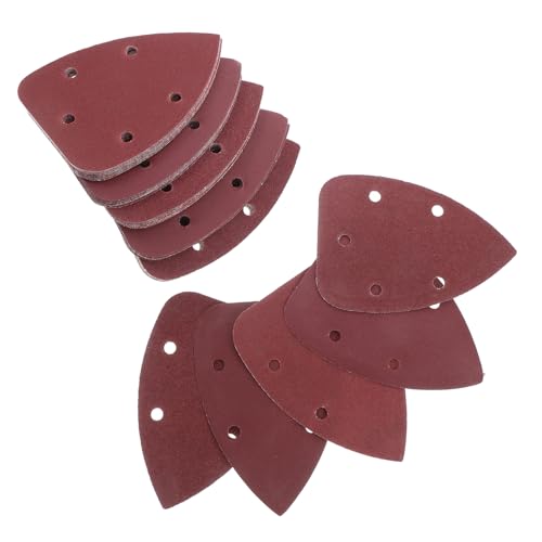 Angoily 50 Stück Teiliges Dreieck-schleifpapier Klettsystem Verschiedene Körnungen bis Schleifblätter für Maus-detail-schleifer für Holz Möbel und Präzises Schleifen Angoily 50 Stück Teiliges Dreieck-schleifpapier Klettsystem Verschiedene Körnungen bis Schleifblätter für Maus-detail-schleifer für Holz Möbel und Präzises Schleifen von Angoily