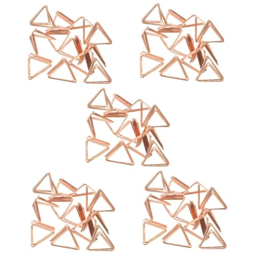 Angoily 50 Stück Teiliges Memo Halter Dreieck und Herzform Vielseitige Tischkarten und Notizhalter Stabile Büroklammern für Foto und Zettelhalter Rosegoldfarben für Schreibtisch und Party Angoily 50 Stück Teiliges Memo Halter Dreieck und Herzform Vielseitige Tischkarten und Notizhalter Stabile Büroklammern für Foto und Zettelhalter Rosegoldfarben für Schreibtisch und Party von Angoily