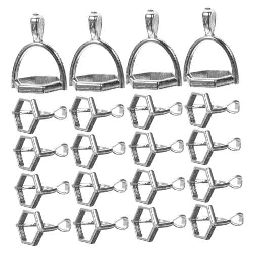 Angoily 50 Stück Teiliges Sechseckige Legierungs Anhängerverbinder Schmuckanhänger für Halsketten Armbänder Ohrring DIY Antikes Silber Vielseitige Bastelaccessoires von Angoily