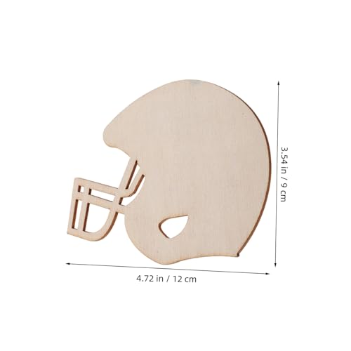 Angoily 50 Stück Unfertige Holzscheiben in Football Helm Form Blanko Holzstücke für DIY Basteln Glatte Holz-ausschnitte als Sportliche Dekoration für Zuhause und Fußball Themenpartys Angoily 50 Stück Unfertige Holzscheiben in Football Helm Form Blanko Holzstücke für DIY Basteln Glatte Holz-ausschnitte als Sportliche Dekoration für Zuhause und Fußball Themenpartys von Angoily
